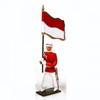 porte-drapeau de la Garde présidentielle Indonésienne