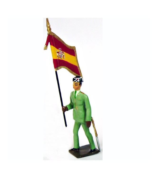porte-drapeau de la Garde Civile Espagnole