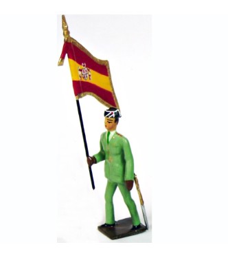 porte-drapeau de la Garde Civile Espagnole