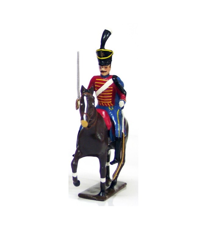 cavalier du 9e régiment de hussards (rouge) (1808)