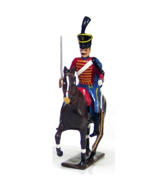 cavalier du 9e régiment de hussards (rouge) (1808)