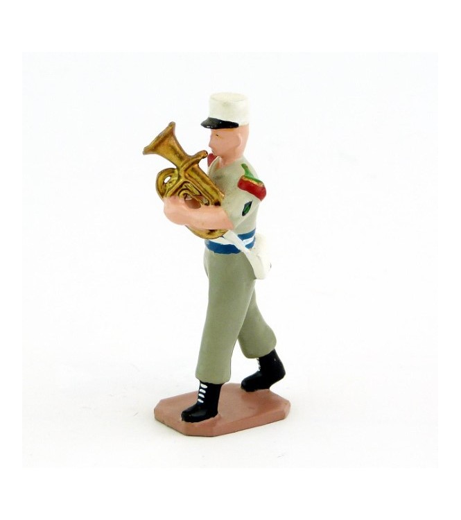 Cornet à piston de la Musique De La Légion Etrangère, tenue Terre de France (S.E