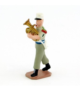 Cornet à piston de la Musique De La Légion Etrangère, tenue Terre de France (S.E