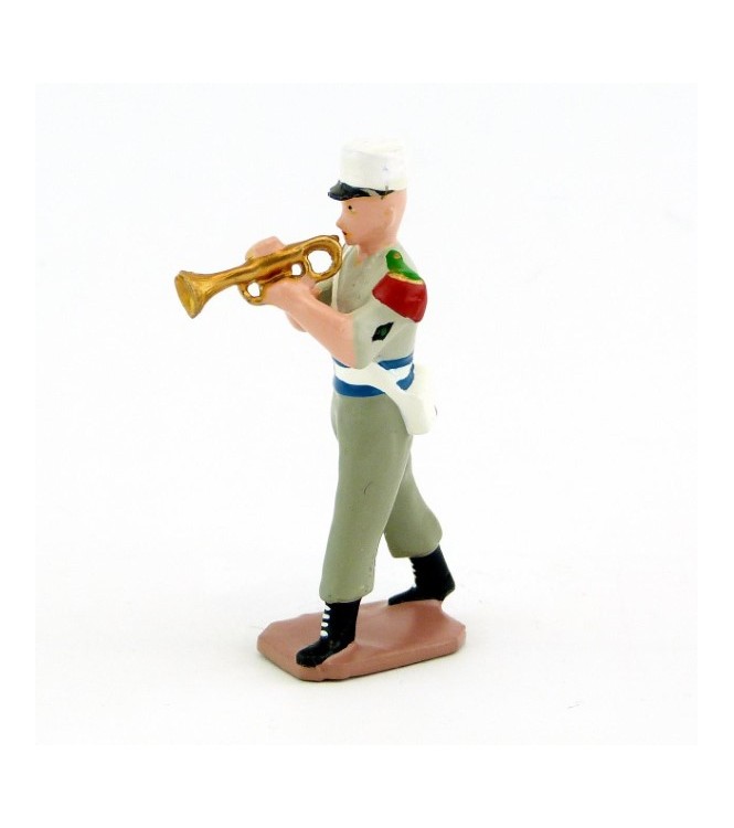 Trombone de la Musique De La Légion Etrangère, tenue Terre de France (S.E.A)