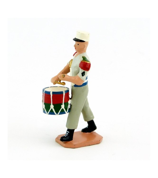 Tambourde la Musique De La Légion Etrangère, tenue Terre de France (S.E.A)