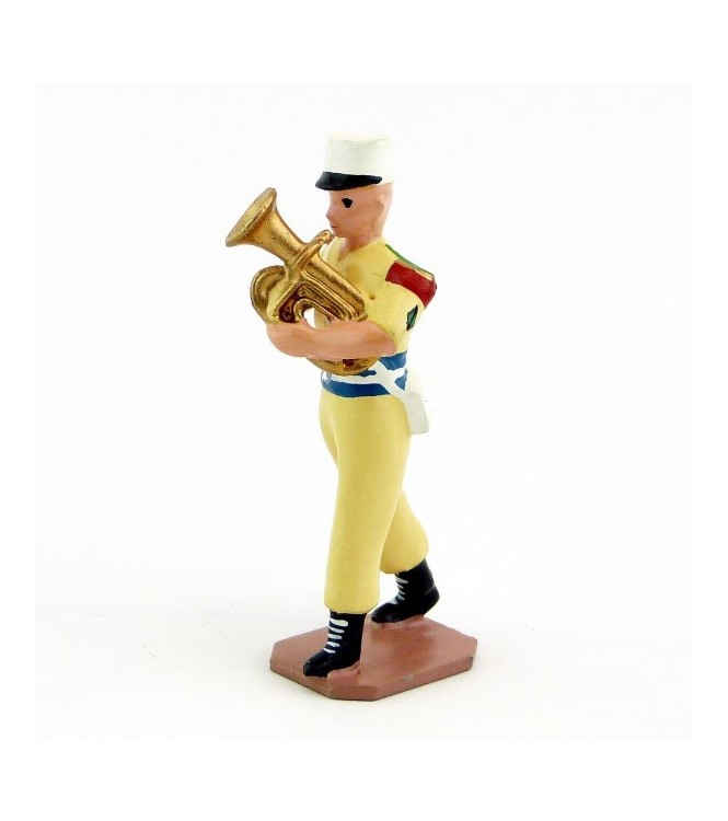 Cornet à piston de la Musique De La Légion Etrangère, tenue Sable (S.E.A)