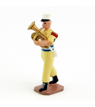 Cornet à piston de la Musique De La Légion Etrangère, tenue Sable (S.E.A)