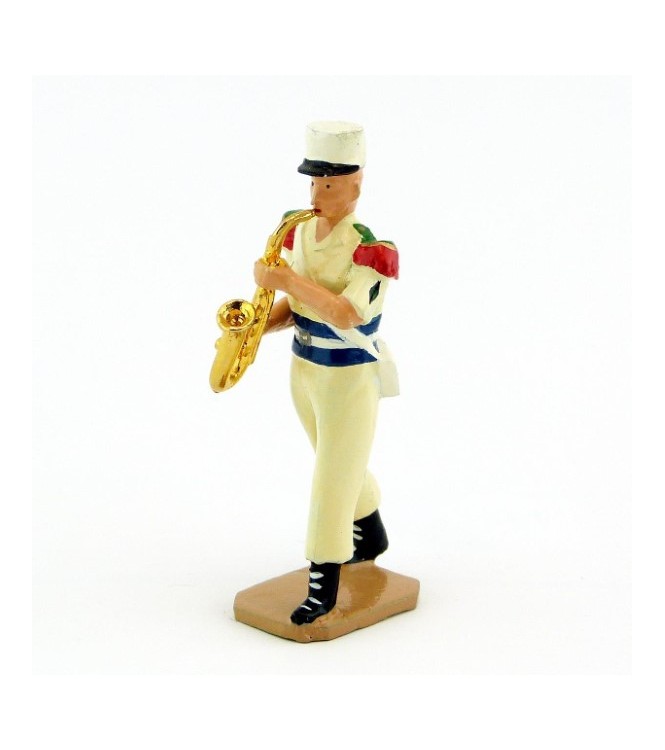 Saxophone ténor de la Musique De La Légion Etrangère, tenue Sable (S.E.A)