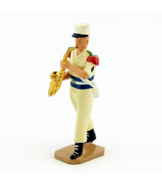 Saxophone ténor de la Musique De La Légion Etrangère, tenue Sable (S.E.A)