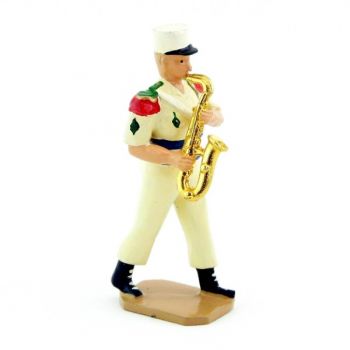 Saxophone ténor de la Musique De La Légion Etrangère, tenue Sable (S.E.A)