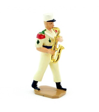Saxophone ténor de la Musique De La Légion Etrangère, tenue Sable (S.E.A)