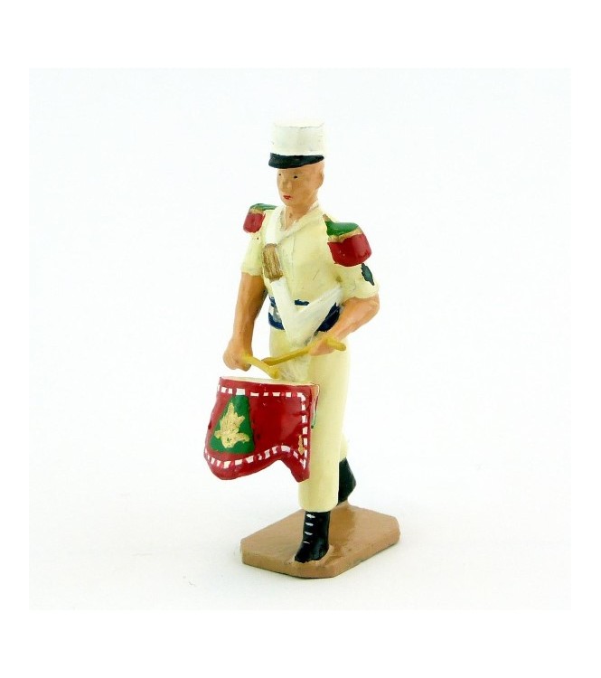 Tambour plat de la Musique De La Légion Etrangère, tenue Sable (S.E.A)