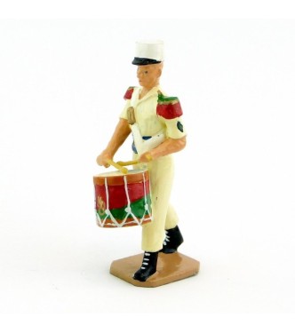 Tambourde la Musique De La Légion Etrangère, tenue Sable (S.E.A)