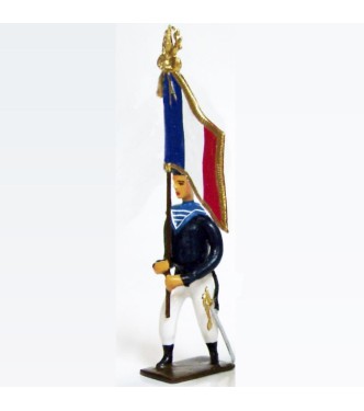 drapeau des marins en bleu et blanc