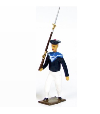 matelot des marins en bleu et blanc