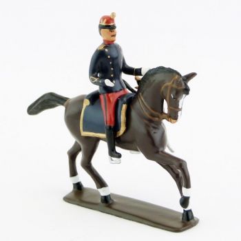 officier à cheval des zouaves