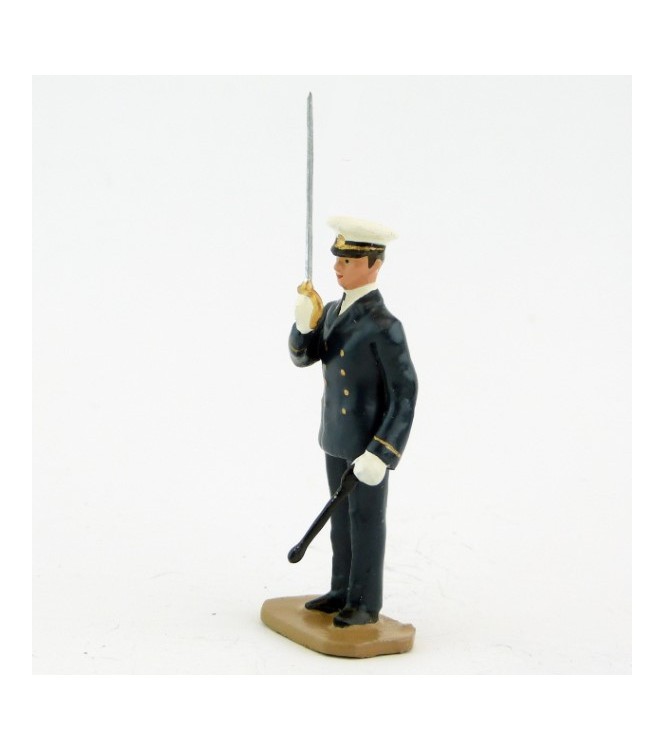 officier de marine au « Présentez sabre » - Marine (S.E.A)