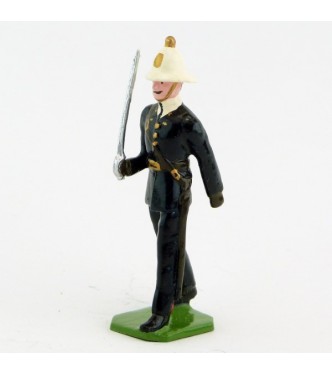 Officier, sabre au clair, des Royal Marines / Royal Scots Guards (S.E.A)