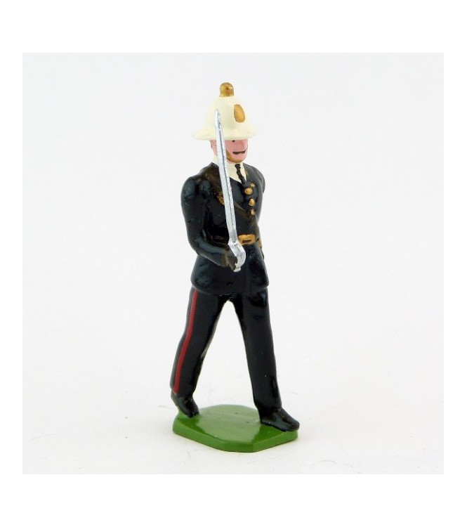 Officier, sabre au clair, des Royal Marines / Royal Scots Guards (S.E.A)