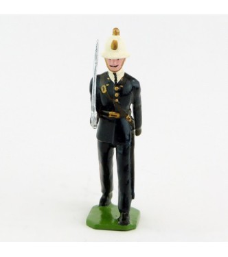 Officier, sabre au clair, des Royal Marines / Royal Scots Guards (S.E.A)