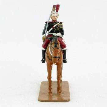 Cavalier sur cheval alezan au fixe - Garde Republicaine À Cheval (S.E.A)