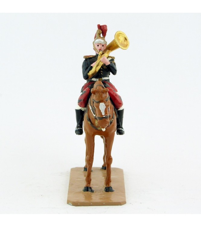 Hélicon (soubassophone) sur cheval alezan au fixe - Fanfare de la Garde Republi