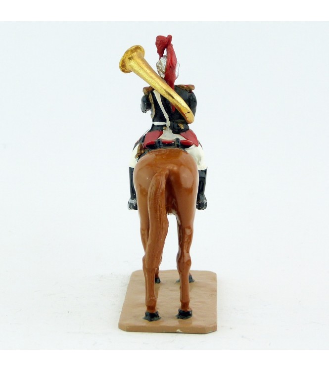 Hélicon (soubassophone) sur cheval alezan au fixe - Fanfare de la Garde Republi
