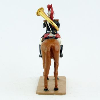 Hélicon (soubassophone) sur cheval alezan au fixe - Fanfare de la Garde Republi