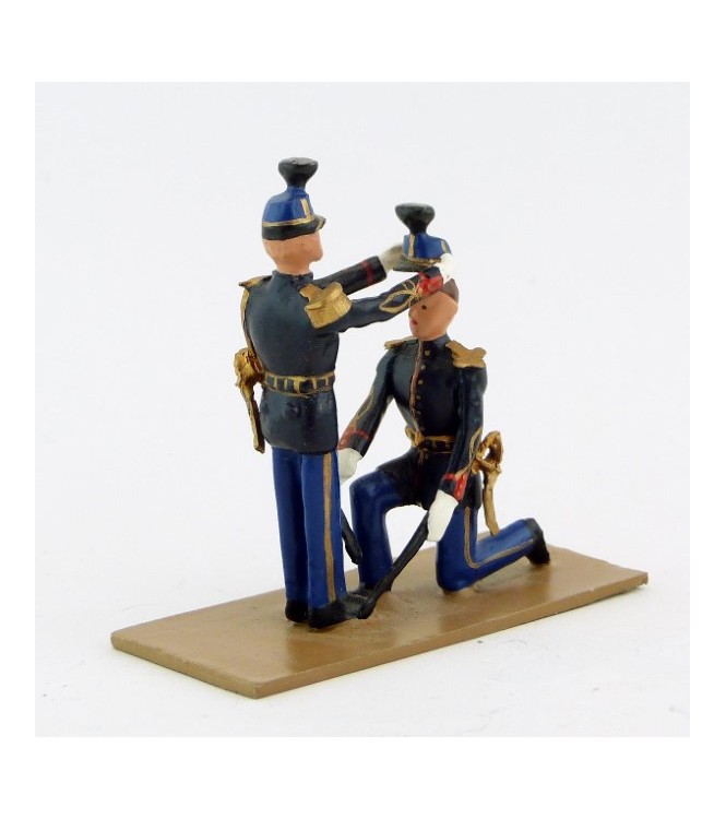 La remise du taconnet (2 figurines)- Gendarmerie (S.E.A)