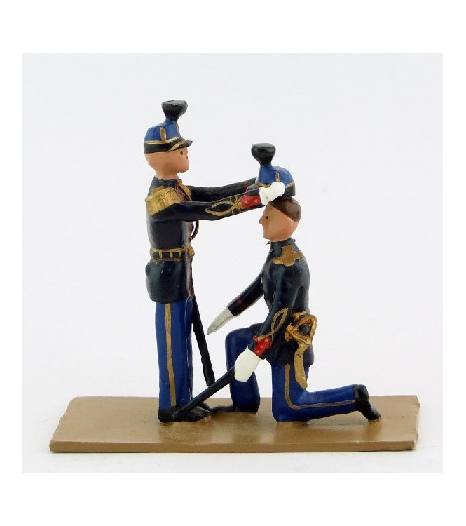 La remise du taconnet (2 figurines)- Gendarmerie (S.E.A)
