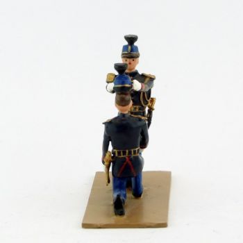 La remise du taconnet (2 figurines)- Gendarmerie (S.E.A)