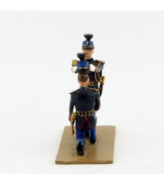La remise du taconnet (2 figurines)- Gendarmerie (S.E.A)