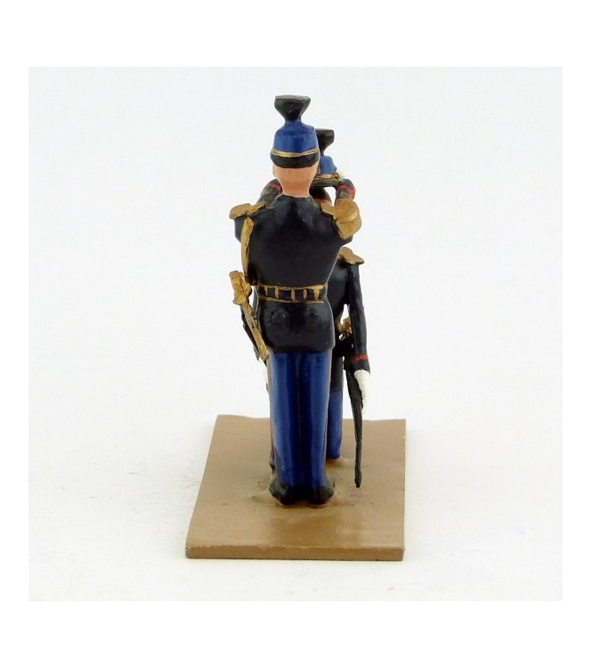 La remise du taconnet (2 figurines)- Gendarmerie (S.E.A)