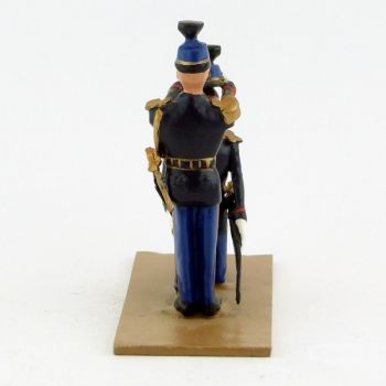 La remise du taconnet (2 figurines)- Gendarmerie (S.E.A)