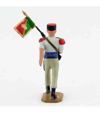 Porte fanion, tenue Terre de France - Légion Etrangère (S.E.A)
