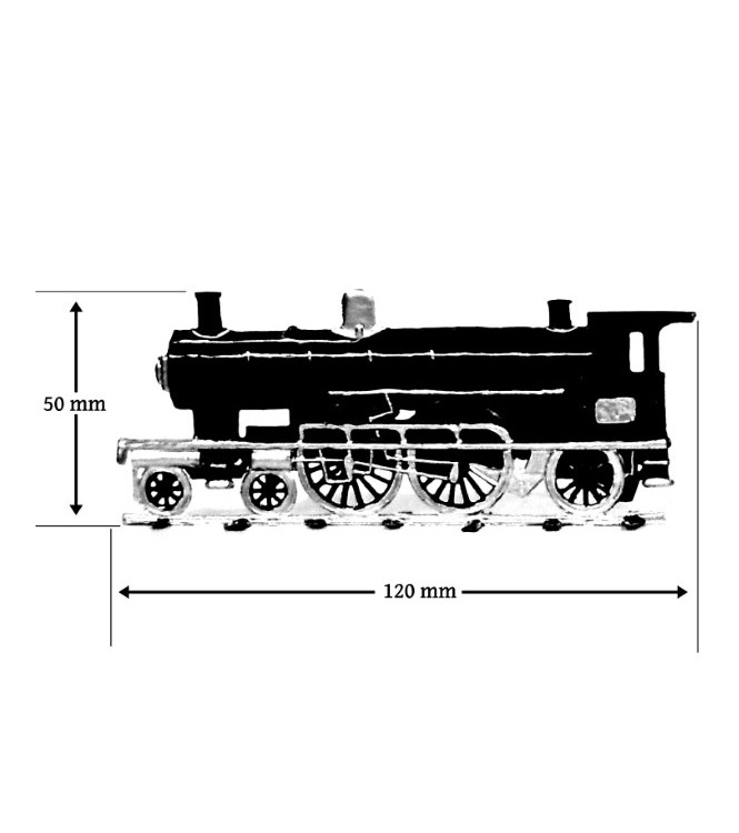 Locomotive (train à vapeur plat pour saynètes demi-ronde bosse)