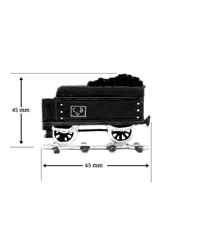 Tender (train à vapeur plat pour saynètes demi-ronde bosse)
