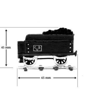 Tender (train à vapeur plat pour saynètes demi-ronde bosse)