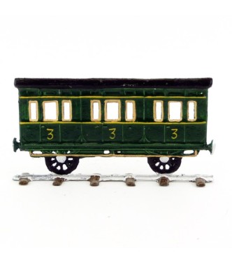 Wagon de passagers (train à vapeur plat pour saynètes demi-ronde bosse)