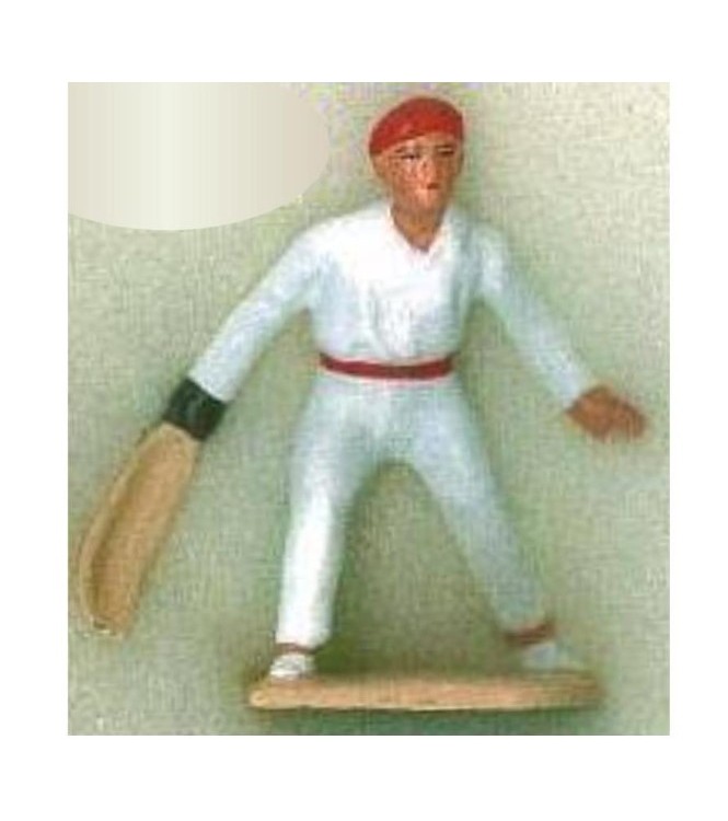 Pelotari en attente (diorama ''la pelote Basque'')
