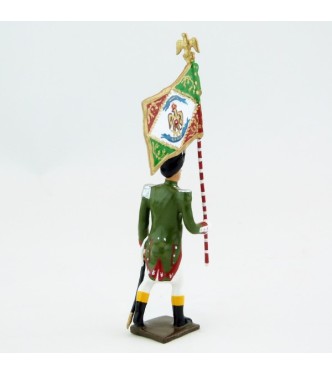 porte-drapeau des Grenadiers de la Garde Royale Italienne (1805-1814)