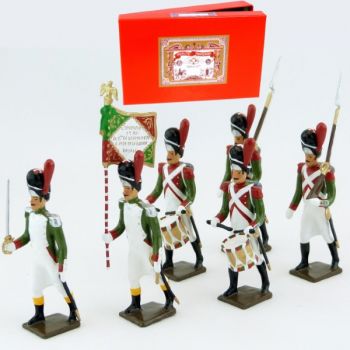 Grenadiers de la Garde Royale Italienne (1805-1814), coffret de 6 figurines