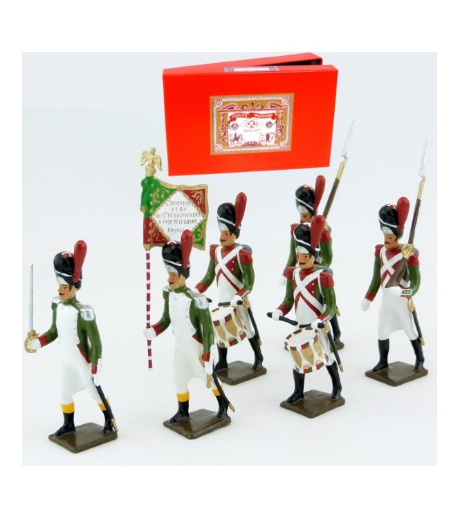 Grenadiers de la Garde Royale Italienne (1805-1814), coffret de 6 figurines