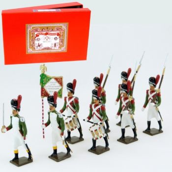 Grenadiers de la Garde Royale Italienne (1805-1814), coffret de 8 figurines