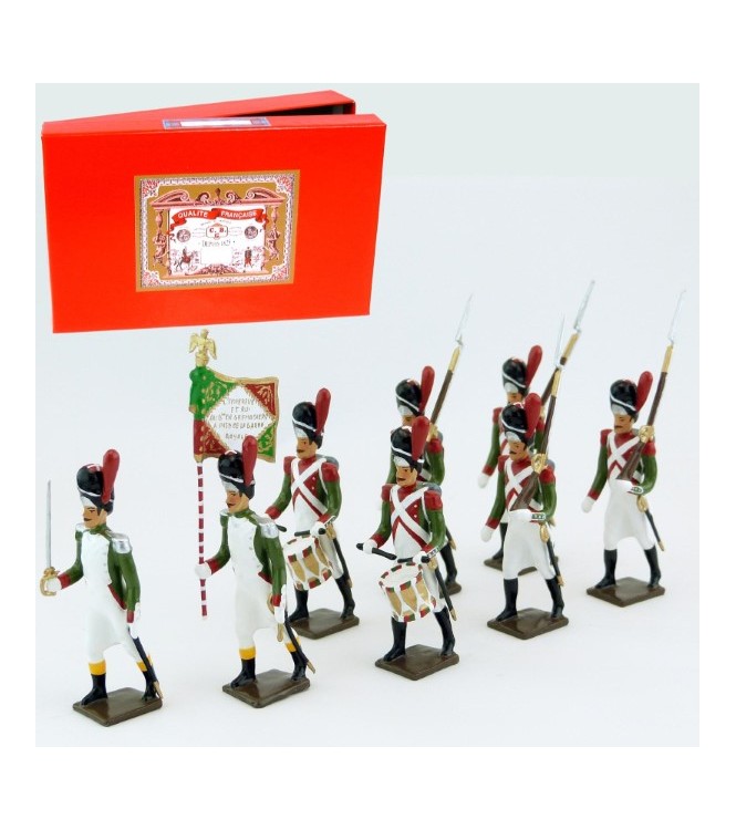 Grenadiers de la Garde Royale Italienne (1805-1814), coffret de 8 figurines