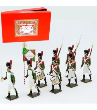 Grenadiers de la Garde Royale Italienne (1805-1814), coffret de 8 figurines