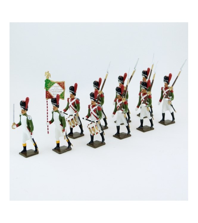 Grenadiers de la Garde Royale Italienne (1805-1814), ensemble de 12 figurines