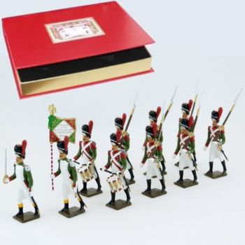 Grenadiers de la Garde Royale Italienne (1805-1814), coffret de 12 figurines