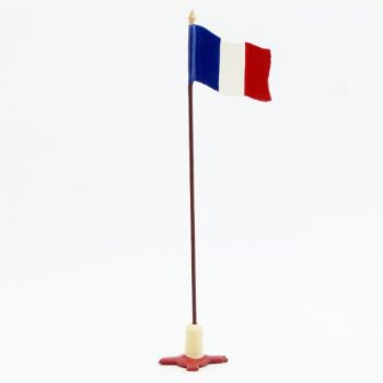 grand mat avec drapeau français (mat et support séparés) (0541-007)