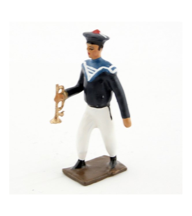 tambour des marins en bleu et blanc